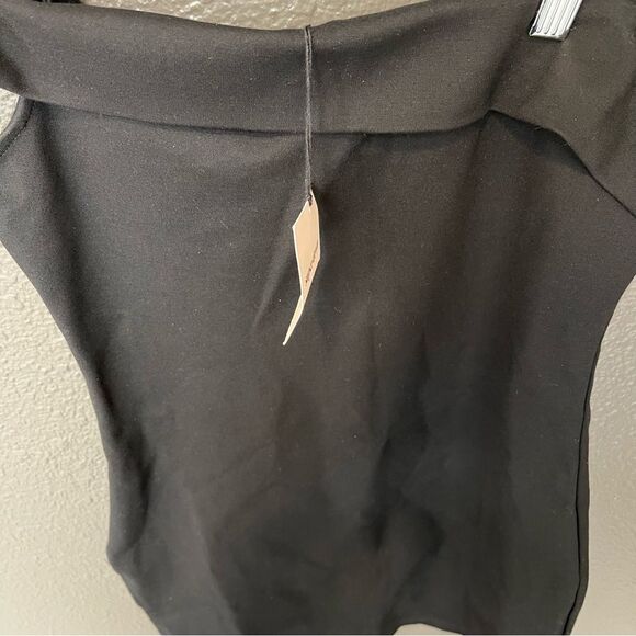 NWT Revolve x Superdown Linda Asymmetric Bodycon Dress in Black | Size M - Picture 6 of 9